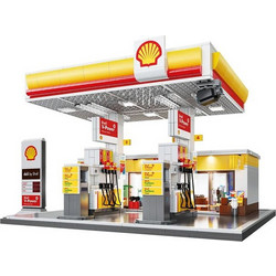 Τουβλάκια Jamara CaDA Shell Tankstelle Bricks 14+
