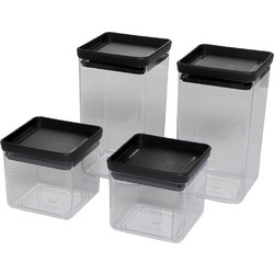Δοχεία Αποθήκευσης 4x1 Brabantia TASTY+ Square dark grey