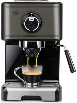 Black & Decker BXCO1200E Μηχανή Espresso 1200W 15bar