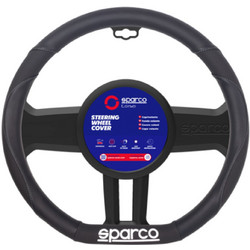 Κάλυμμα Τιμονιού μαύρο D37.5 8.5cm 1τμχ Sparco