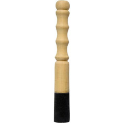 Ραβδί για Singing Bowl - 2 σε 1 - ένα άκρο με μαύρο σουέντ Διαστάσεις: 17 cm
