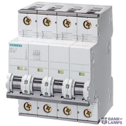 Miniature circuit breaker 400 V 6 kA, 4-pole, C, 40 A, D=70 mm