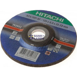 Grinding wheel 125*6.0*22.23 INOX HITACHI 752552 782322