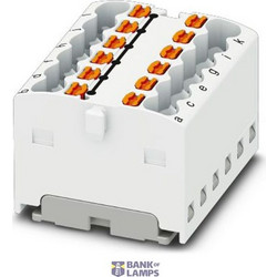 Distribution block PTFIX 12x1.5 WH push-in 12-pole white