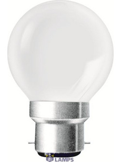 Incandescent Bulb 60W Frosted Golf B22 P45