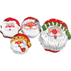 Κουτί Αγ. Βασίλης Πλαστικό 19x18x8cm Xmasfest 1134060