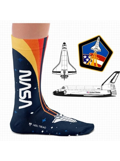Sock Affairs Nasa Ανδρικές Κάλτσες Ψηλές με Σχέδια Πολύχρωμες