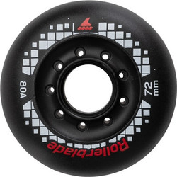 ROLLERBLADE Apex 72χιλ./80Α Ροδάκια - Μαύρο
