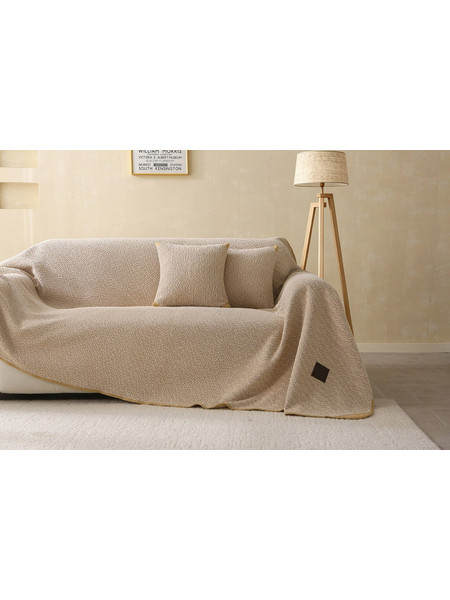 Ριχτάρια Σετ 3 Τμχ Lamb Plus Art 8833 (175x180εκ + 175x250εκ + 175x300εκ) Μπεζ