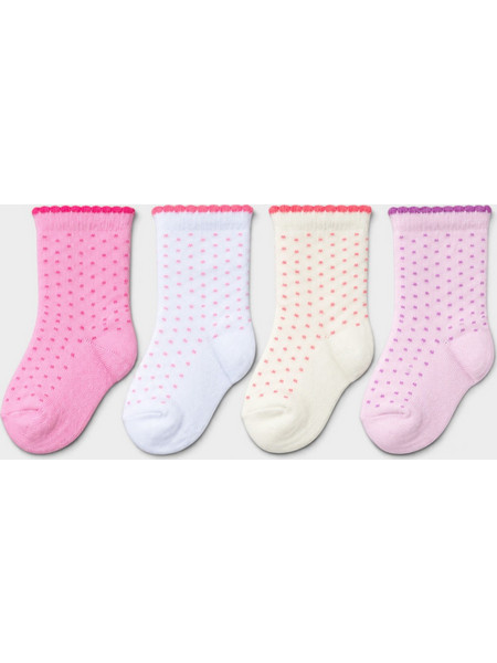 Design Baby Sweet Dots Βρεφικές Κάλτσες 4 Τεμάχια DSNBB59-92-Πολύχρωμο