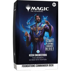 Magic the Gathering Foundations Commander Deck - Keen Engineering