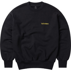 No Problemo Mini Problemo Embroidered Ανδρικό Φούτερ Fleece Μαύρο