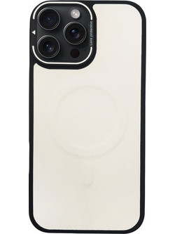 Sonique Magnetic MagSkin Back Cover White (iPhone 15 Pro Max)
