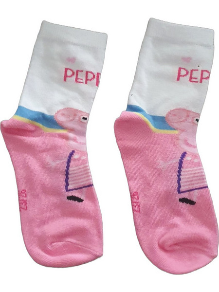 Παιδικές Κάλτσες Peppa White Pink 7120245