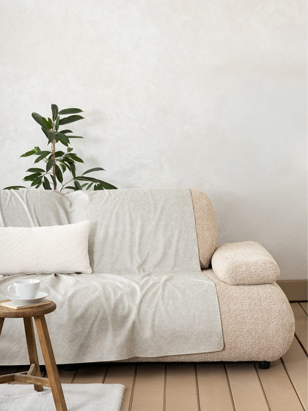 Ριχτάρι Τριθέσιου Καναπέ 180x300cm Nima - Avel Gray