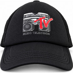 Ghetto MTV Καπέλο Jockey με Δίχτυ Snapback Μαύρο