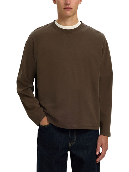SELECTED MEN BLOUSE TAJ LONGSLEEVE O NECK