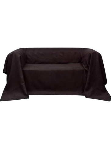 Κάλυμμα Καναπέ Καφέ 270 x 350 εκ. από Micro-suede