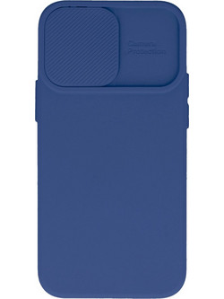 Powertech CamShield Soft Back Cover Blue (iPhone 15 Plus)