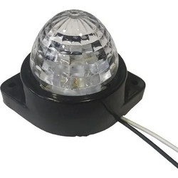 GLOBOSTAR Πλευρικά Φώτα Όγκου Φορτηγών BULLET LED 6 SMD DC 24V Αδιάβροχο IP66 Ψυχρό Λευκό 6000K
