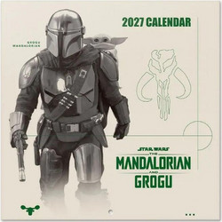 Star Wars - Mandalorian & Grogu 2027 Ημερολόγιο Τοίχου (30x30cm)