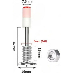 Sango Καρφί Μπετού με Σπείρωμα Μ8 (SAN-90246) (SGO90246)