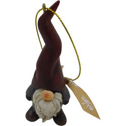Γκρι κεραμεικό gnome άσπρο μούσι