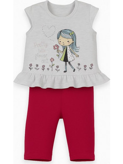 Beboulino Dolls Little Girl Βρεφικό Σετ για Κορίτσι Ροζ 80008500008
