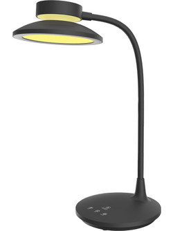 Aca Φωτιστικό Γραφείου Led Μαύρο 10W CCT 3000K/3800K/5700K 500lm (BL1317LBK)