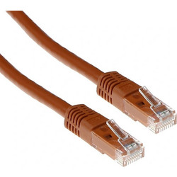 ACT U/UTP Cat.6 Καλώδιο Δικτύου Ethernet 1m Brown IB1601