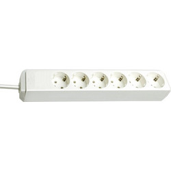 Brennenstuhl Eco Line Πολύπριζο 6 Θέσεων με Καλώδιο 1.5m 1159420015