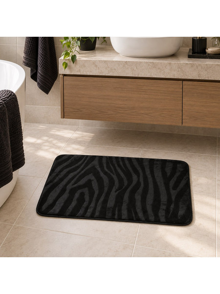 Πατάκι Μπάνιου (45x75) T-D Zebra Black 7761103