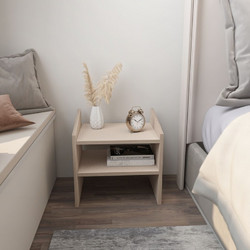 Κομοδίνο Adin - Beige 875Zna3427 (45x45x35)