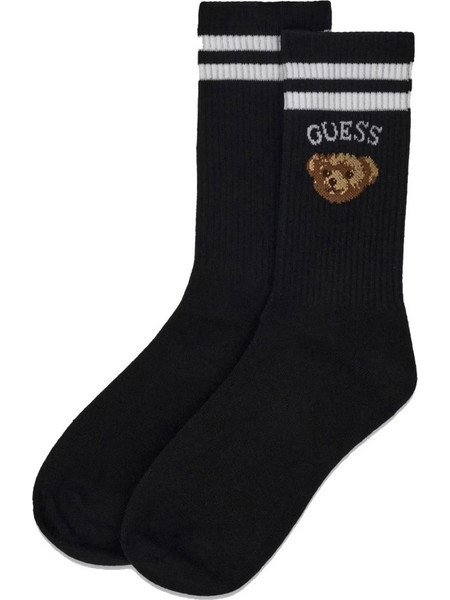 ΚΑΛΤΣΕΣ W GUESS BEAR SOCKS BLACK