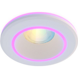 Χωνευτό Φωτιστικό Σποτ Calex Smart Wi-Fi RGB + 2700-6500K 340lm 6.5W White 5301001100