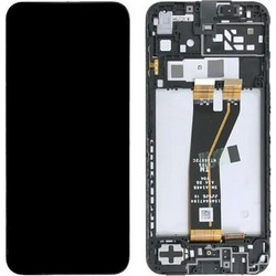 Αυθεντική οθόνη με μηχανισμό Αφής Samsung A14 4G A145F LCD / DIG Phantom Black (Service Pack GH82-31185A)