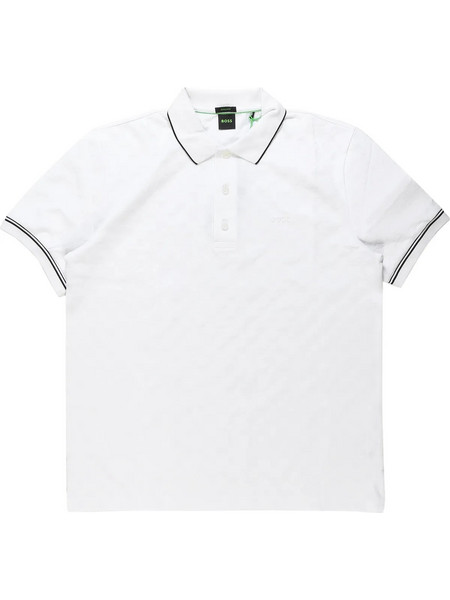 Hugo Ανδρική Μπλούζα Polo Κοντομάνικη Λευκή 50569692-100
