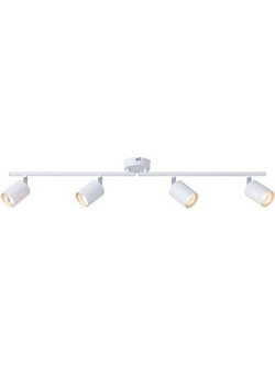 ΣΠΟΤ ΜΕΤΑΛΛΙΚΟ 4ΦΩΤΟ 4XGU10 Max 7W 790X80X165mm ΛΕΥΚΟ ARTE ILLUMINA OLYMP