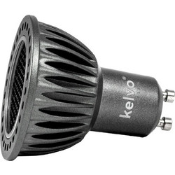 kelvo(R) KYRON DARK 36 KLV-103-0010 Σποτ GU10 MR16 με Honeycomb Anti-Glare Reflector LED 7W 840lm CRI (Ra) 90 36 AC 220-240V IP20 Φυσικό Λευκό 4500K Dimmable - Bridgelux COB Chip - Γκρι Ανθρακί & Μαύρ