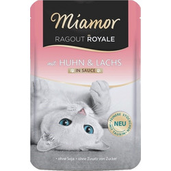Finnern Miamor Adult Ragout Royale with Chicken & Salmon in Gravy 100gr