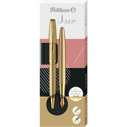Pelikan Σετ Στυλό με Πένα Jazz Noble Elegance Gold Gift Box K/P36