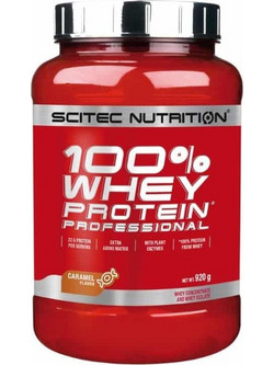 Scitec Nutrition 100% Whey Professional Lemon Cheesecake Πρωτεΐνη Ορού Γάλακτος Γράμμωσης Χωρίς Γλουτένη 920gr