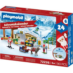 Playmobil Christmas Xmas Ημερολόγιο: Εργαστήριο Άη Βασίλη για 4 ετών,72226