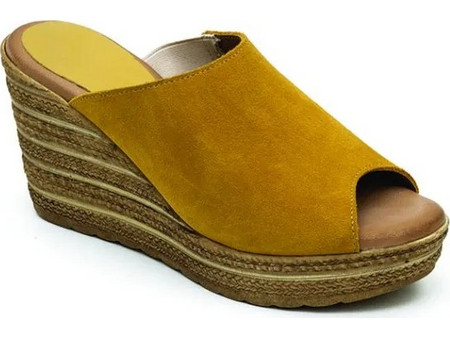 Level Anatomic Πλατφόρμα Mule με Καστόρι 1086 Κίτρινο