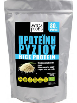 Megafoods Rice Φυτική Πρωτεΐνη Χωρίς Λακτόζη & Γλουτένη 100gr