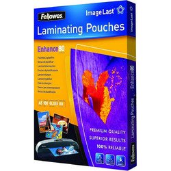 Fellowes ImageLast A5 80 Micron Ζελατίνες Πλαστικοποίησης Γυαλιστερές A5 80 microns 100τμχ