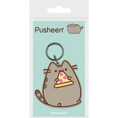 Pusheen Pizza - PVC Keychain