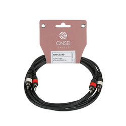 Onsei ON-C2220 Καλώδιο σήματος 2 x RCA Αρσενικό - 2 x RCA Αρσενικό 2m - (5213007193544)