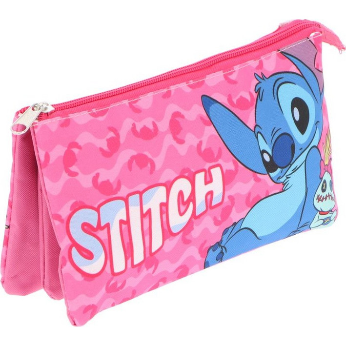 Disney Lilo & Stitch Κασετίνα Ροζ 22,5x12 cm | BestPrice.gr