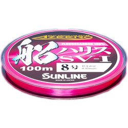 Fluorocarbon Sunline Azeero Fune Harris 100% Pink 100m 0.310mm